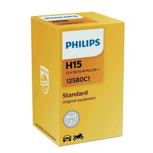 Philips H15 12V 15/55W PGJ23t-1 Standard 1ks 12580C1 obraz
