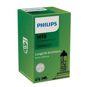 Philips H19 12V 60/55W PU43t-1 LongLife 1ks 12644LLC1 obraz