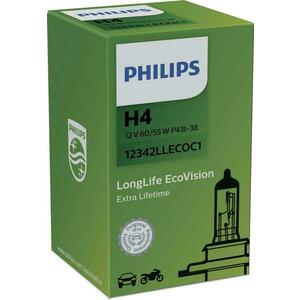 Philips H4 Long Life EcoVision 12V 12342LLECOC1 obraz