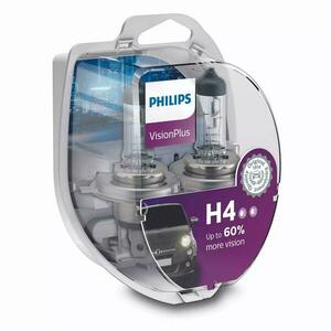 Philips H4 VisionPlus 12V 12342VPS2 +60% obraz