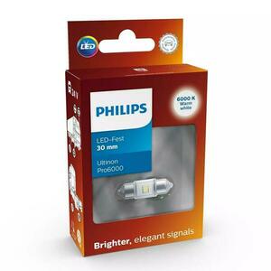 Philips LED Festoon 30mm 24V 1, 5W Ultinon Pro6000 SI 6000K 1ks 24844CU60X1 obraz
