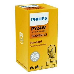 Philips PY24WSV+ 12V 24W PGU20/4 SilverVision Plus 1ks 12274SV+C1 obraz