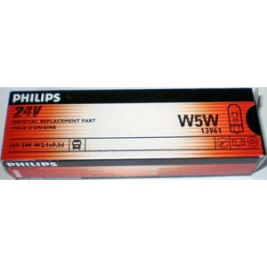 Philips W5W 24V 13961CP obraz