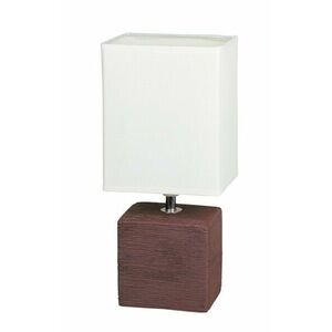 Rabalux stolní lampa Orlando E14 1x MAX 40W hnědočerná, textura dřeva 4928 obraz