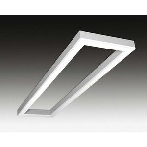 SEC Stropní nebo závěsné LED svítidlo s přímým osvětlením WEGA-FRAME2-DB-DIM-DALI, 32 W, eloxovaný AL, 607 x 330 x 50 mm, 4000 K, 4260 lm 322-B-104-01-00-SP obraz
