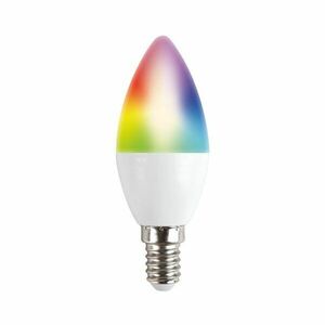 Solight LED SMART WIFI žárovka, svíčka, 5W, E14, RGB, 400lm WZ431 obraz