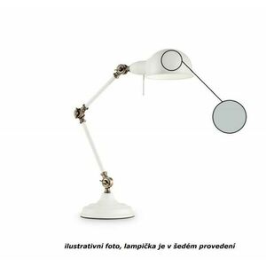 Stolní lampa Ideal Lux Truman TL1 145204 šedá obraz