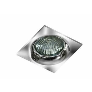 Stropní bodové podhledové svítidlo AZzardo Ivo Square chrome AZ1788 GU10 1x50W IP20 hranaté chromové obraz