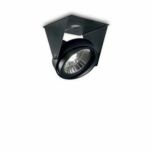 Stropní reflektorové svítidlo Ideal Lux Channel Big 203140 GU10 1x13W IP20 14cm černé obraz