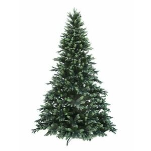 DecoLED Umělý vánoční stromeček 240 cm, jedle Newada a 2D a 3D jehličím obraz