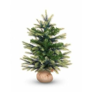 DecoLED Umělý vánoční stromek 60 cm, smrček Penny s 2D a 3D jehličím v jutovém obalu obraz
