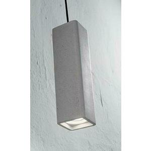 Závěsné svítidlo Ideal Lux Oak SP1 Square Cemento 150673 hranaté betonové obraz