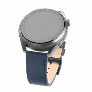 FIXED Kožený řemínek s Quick Release o šířce 20 mm pro smartwatch, modrý obraz