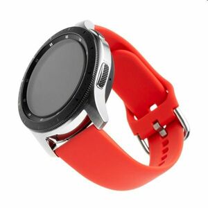 FIXED Silikonový řemínek s Quick Release o šířce 22 mm pro smartwatch, červený obraz