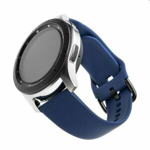 FIXED Silikonový řemínek s Quick Release o šířce 22 mm pro smartwatch, modrý obraz