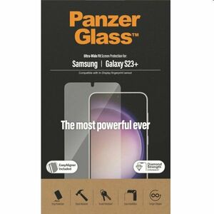 Ochranné sklo PanzerGlass UWF AB pro Samsung Galaxy S23 Plus, černé obraz