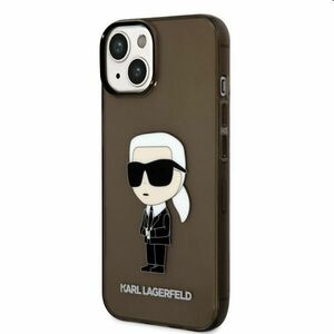 Pouzdro Karl Lagerfeld IML Ikonik NFT pro Apple iPhone 14 Plus, černé obraz