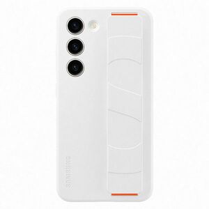 Pouzdro Silicone Grip Cover pro Samsung Galaxy S23, white obraz