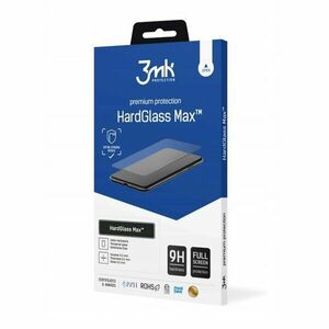 Ochranné sklo 3mk HardGlass Max Lite pro Xiaomi 12 5G, černé obraz