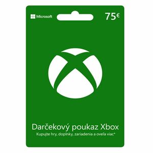Xbox Store 75 €-elektronická peněženka obraz