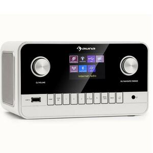 Auna Connect 100 MKII, internetové rádio, přehrávač médií, Bluetooth, DAB/DAB+, ovládání aplikací obraz