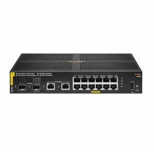 HPE Aruba 6000 Managed 12G 2SFP PoE+ 139W Switch R8N89A obraz