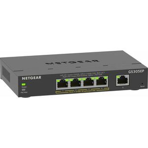 NETGEAR 5-Port Gigabit Ethernet PoE+ Plus Switch GS305EP-100PES obraz