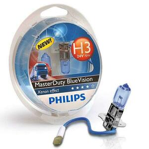 Philips H3 24V 75/70W PK22s MasterDuty BlueVision 2ks 13336MDBVS2 obraz