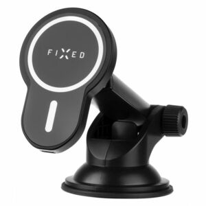 FIXED MagClick XL bezdrátový nabíjecí držák s MagSafe na palubní desku nebo čelní sklo, černý obraz