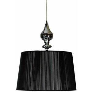 Candellux Černý závěsný lustr Gillenia pro žárovku 1x E27 31-21437 obraz