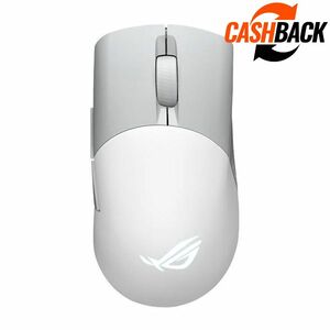 Herní myš ASUS ROG Keris Wireless Aimpoint Lightweight RGB Gaming Mouse, bílá obraz