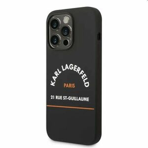Pouzdro Karl Lagerfeld Rue St Guillaume pro Apple iPhone 14 Pro Max, černé obraz
