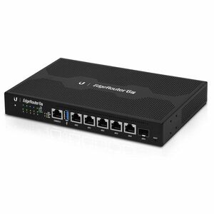Ubiquiti Networks EdgeRouter 6P router zapojený do sítě ER-6P obraz