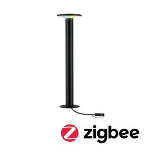 PAULMANN Plug & Shine LED stojací svítidlo Smart Home Zigbee Plate IP44 RGBW+ 5W antracit 947.50 obraz