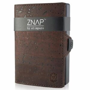 Slimpuro ZNAP, tenká peněženka, 12 karet, složka na mince, 8, 9 × 1, 8 × 6, 3 cm (Š × V × H), RFID ochrana obraz