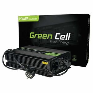 Green Cell INV07 zdroj/transformátor Auto 300 W Černá INV07 obraz