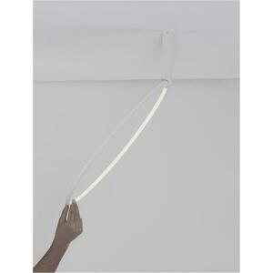 NOVA LUCE stropní svítidlo GARVE bílá ocel+hliník LED 35W stmívatelné 9085244 obraz