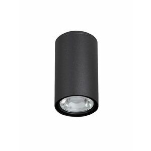 NOVA LUCE venkovní stropní svítidlo CECI černý hliník skleněný difuzor Osram LED 3W 3000K 100-240V 52st. IP65 9220022 obraz