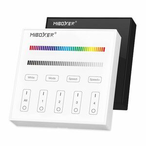 LED Solution Mi-Light RF Nástěnný dálkový ovladač pro RGB a RGBW LED pásky, 4-kanálový Vyberte barvu: Bílá B3 obraz