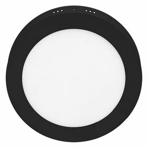 T-LED Černý přisazený LED panel kulatý 120mm 6W Barva světla: Denní bílá 102171 obraz