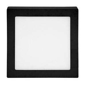 T-LED Černý přisazený LED panel hranatý 300x300mm 24W Barva světla: Denní bílá 102160 obraz
