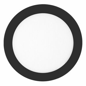 T-LED Černý vestavný LED panel kulatý 170mm 12W Barva světla: Teplá bílá 102133 obraz