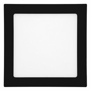 T-LED Černý vestavný LED panel hranatý 170 x 170mm 12W Barva světla: Teplá bílá 102113 obraz