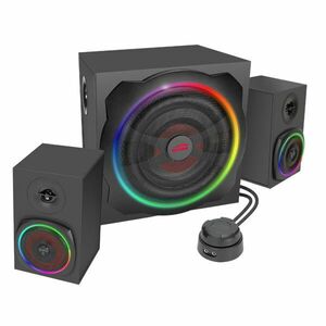 Speedlink Gravity RGB 2.1 Subwoofer System, Black obraz