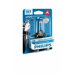 Philips H7 12V 55W PX26d WhiteVision Ultra Moto PH 12972WVUBW obraz