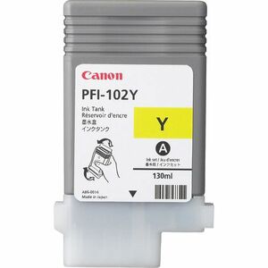 Canon PFI-102Y inkoustová náplň Originální Žlutá 0898B001 obraz