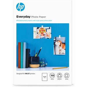 HP Everyday Glossy Photo Paper, 100 listů/10 x 15 cm CR757A obraz