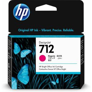 HP Purpurová inkoustová kazeta 712 DesignJet, 29 ml 3ED68A obraz