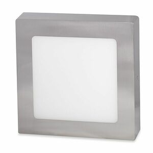 LED Solution Stříbrný přisazený LED panel hranatý 170 x 170mm 12W Teplá bílá - POSLEDNÍ KUS VYP219 obraz