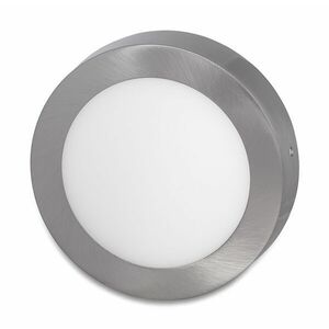 LED Solution Stříbrný přisazený LED panel kulatý 175mm 12W Teplá bílá - POSLEDNÍ KUS VYP226 obraz